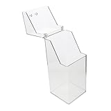 BAZEITFLOW Transparente Aufbewahrungsbox mit Deckel für Einwegmasken und Kleine...