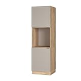 Vicco Herdumbauschrank Fame-Line, GrauBeige, 60 cm offen
