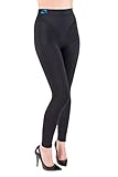 CzSalus Figurformende Anti-Cellulite Lange Hose (Leggings) mit Massageeffekt - schwarz...