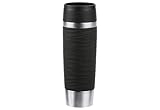 Emsa Travel Mug Wave Thermobecher 500 ml, Isolierbecher auslaufsicher,...