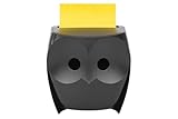 Post-it Z-Notes Dispenser, Eule, Schwarz und Post-it Super Sticky Z-Notes, 45...