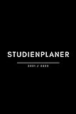Studienplaner 2021/2022 (Schwarz): Schulplaner für die Universität, Hochschule,...