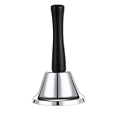 Aruicheng Handglocke Edelstahl Hand Glocke Hand Tischglocke mit Griff Service...