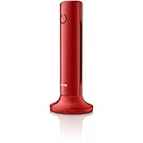 Philips M4501R/34 Schnurloses Festnetztelefon, 4,1 cm (1,6 Zoll), LCD-Display,...
