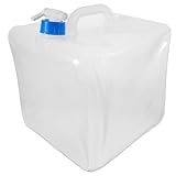DECOMELODY Campingeimer Faltbarer wasserkanister trinkwasserbehälter Spender Werkzeuge...