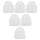 Angoily 6 Stück Pflanzenschutzhüllen aus Transparentem Kunststoff Wiederverwendbar 7cm...