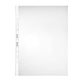 Herlitz 5824008 Prospekthülle ,A4, glasklar, Stärke: 0,06 mm, 100 Stück