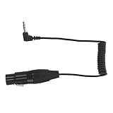 SOIMISS Flexibles Xlr Female zu Trs Mikrofonkabel Spiralfeder design Robustes Audio...