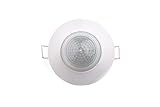HUBER MOTION 12 Präsenzmelder 360° für Innen I Unterputz Bewegungsmelder, 3...