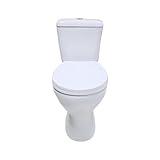 VBChome Stand- WC Toilette Keramik Komplett Set mit Spülkasten WC- Sitz aus...