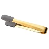 Eiszange - Eiswürfelzange aus Edelstahl | Rutschfeste Zuckerzange | Zuckerzange |...