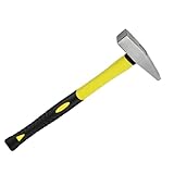 BJDSI 300 g Schlosserhammer, Schmiedehammer mit stoßdämpfendem Griff, professioneller...