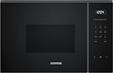 Siemens BF525LMB1 iQ500, Einbau-Mikrowelle, 59 x 38 cm, 800W, 20L Garraum Edelstahl, 25,5...