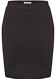 Van Der Rich ® - Kurzer, Enger Rock Gummizug in der Taille - Damen (Schwarz,...