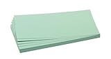 FRANKEN Moderationskarten Rechteck, 205 x 95 mm, 500 Stück, Präsentationskarten ideal...