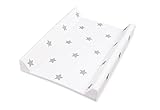 Pinolino 72022-8 Wickelmulde, Folie, Dessin 'Sternchen', grau