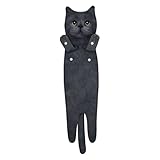Weiche Katzenhandtücher für Badezimmer | Dekorative saugfähige Handtücher für...