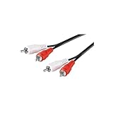 Goobay 50097 Stereo Cinchkabel 0,5m / 2x Cinch-Stecker auf 2x Cinchstecker / RCA Kabel...