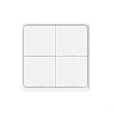 Clreaexmao 4-Tasten-Szenenschalter, multifunktionaler Wand-Szenenschalter, kabelloser...