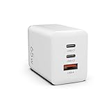 Boaraino 65W USB C Wand-Ladegerät, 3 Port GaN PD USB C/QC 3.0...
