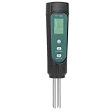 Bodenfeuchtemesser, 3 In 1 Ec-Temperatur-Feuchtigkeitsmesser Bodentester Abnehmbarer...