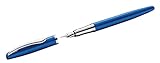Pelikan Füller Jazz Noble, Saphire (Blau), für Rechtshänder und Linkshänder, eleganter...