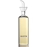 Olietta Tropf- und auslaufsichere Ölflasche aus Glas - 500 ml Ölflasche mit Ausgießer -...