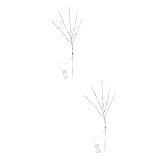 BUGUUYO 2 Stück 20 LED dekorative Baum leuchte Hausdekorationen für zu Hause...