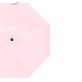 SOBOLON Sunbrella Regenschirm mit 8 Knochen, Sonnenschirm für Damen, Outdoor, tragbar,...