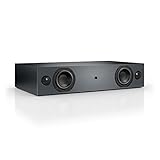 Nubert nuBox AS-225 | Schwarze Soundbar mit Grauer Front | Soundplate für Streaming |...