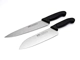 Solingen 2 Kochmesser Herder Chefmesser Kochmesser Santoku extra scharfer Handabzug...