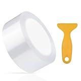 Tekenewbse Lackschutzfolie Transparent, 5 cm × 10 m Schutzfolie Fahrrad, Kantenschutz...