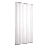 Ventanara® Lamellenvorhang weiß Vertikaljalousie 89mm inklusive Montagematerial 100 x...