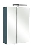Pelipal Badezimmer-Spiegelschrank; 311 in Anthrazit-Grau mit LED-Beleuchtung, 50 cm breit...