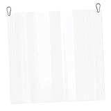 Tubayia Acryl Niesschutz Trennwand Hängende Spuckschutz Schutzwand mit Karabiner...