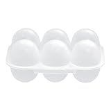 Eierhalter Kühlschrank Eierbox 6 Eier, Eier Transportbox, Eierbehälter Für Unterwegs,...