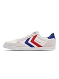 HUMMEL SLIMMER STADIL LOW, WHITE/BLUE/RED/GUM, 43