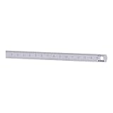 KS Tools 300.0101 Flexibler Stahlmaßstab, 150mm, blendfrei mattiert, rostfrei
