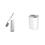 Joseph Joseph Flex - Toilettenbürste + Halter- weiß/grau & Slim - Abfalltrenner fürs...