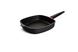Woll Nowo Titanium Viereckpfanne - Induktiv -, 28x28 cm, 6.5 cm hoch, mit...