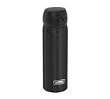 THERMOS ULTRALIGHT BOTTLE 0,75l, charcoal black, Isolierflasche Edelstahl mit...