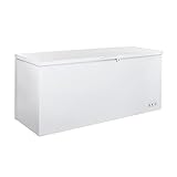 GastroHero Gefriertruhe ECO 650 I Tiefkühltruhe groß 550L I Kühltruhe abschließbar I...