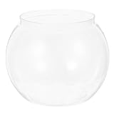 Transparentes Goldfischglas kleine Fischschale aus Plastik Bonsaischale Lotusblume Mini...