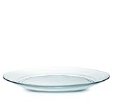 Duralex 3009AF06A1111 Lys Transparent Teller flach, 28cm, Glas, transparent, 6 Stück
