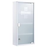 Zedelmaier Medizinschrank aus Edelstahl,Medikamenten Aufbewahrung,Medikamentenschrank 4...
