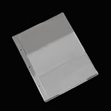 Transparente Binder-Nachfüllpackungen, 3 Taschen, für Budget-Fotokarten, Kartenbuch,...