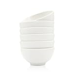 Winlauyet 6er-Set 300ml hochwertiger Keramik Schalen - Ideal für Eis, Desserts, Snacks...