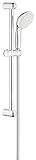 GROHE Tempesta 100 |Brausestangenset mit Brausestange, Brauseschlauch und Handbrause, 2...