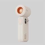 OKYUK Tragbarer Handventilator, 3600mAh Wiederaufladbarer USB Mini Ventilator mit 0-100...