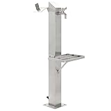 vidaXL Wassersäule Edelstahl 95 cm Wasserzapfstelle Wasserzapfsäule Brunnen